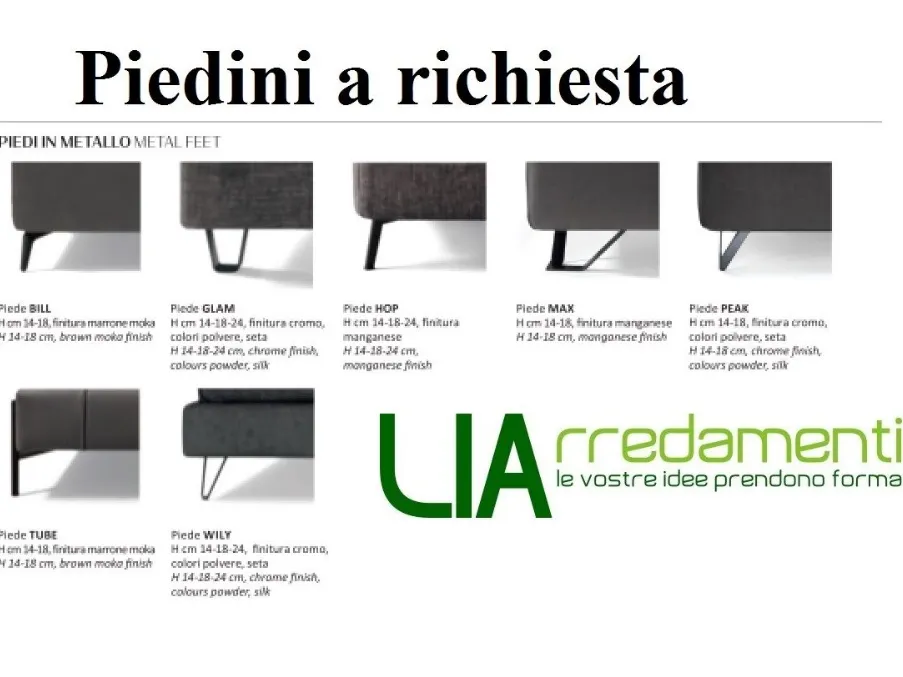 Piedini disponibili