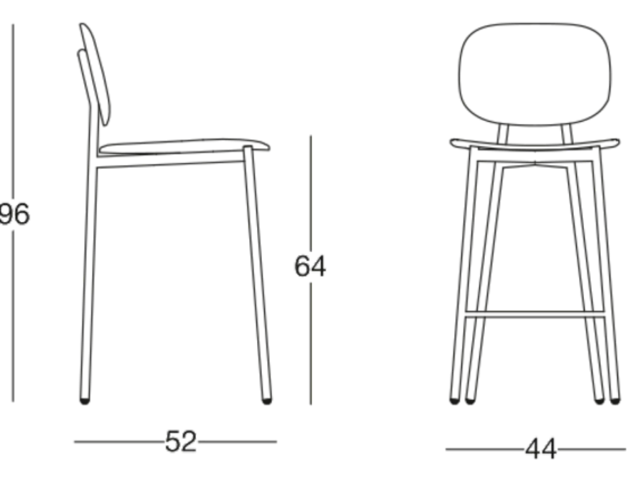 Sgabello Omega di Arredo3